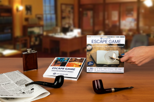Logo de la startup Accélérée à StationF, la start-up Live Escape Box propose les premiers coffrets cadeaux Escape Game