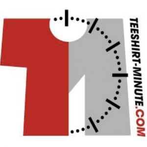 Logo de la startup Teeshirt-minute com - boutique de t-shirts personnalisés en France, Belgique et Suisse