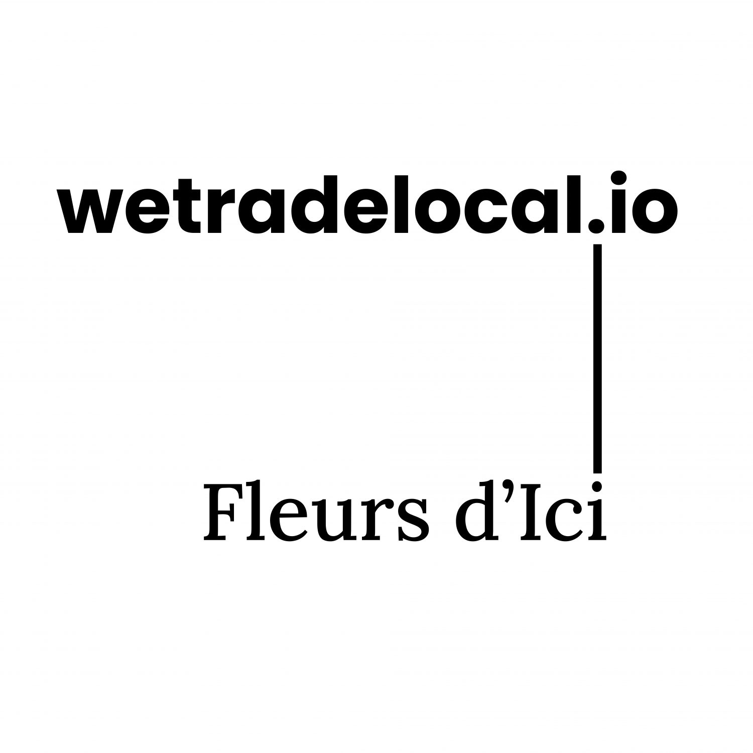Logo de la startup WeTradeLocal - Fleurs d'Ici