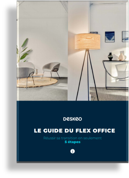 Logo de la startup Deskeo publie le guide du flex office