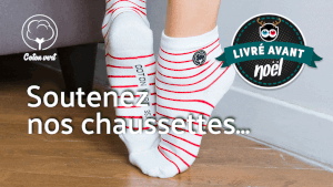 Logo de la startup Chaussettes françaises, bio et solidaires !