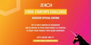 Logo de la startup ZEBOX lance un Startups Challenge spécial Vivatech