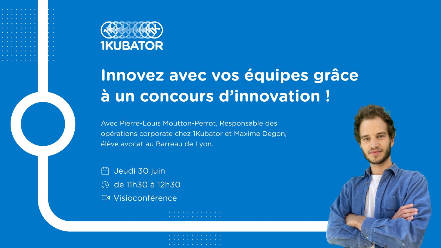 Logo de la startup 1Kubator organise une webinar pour innover !
