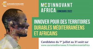 Logo de la startup Euroméditerranée lance le concours MED'INNOVANT AFRICA 2022