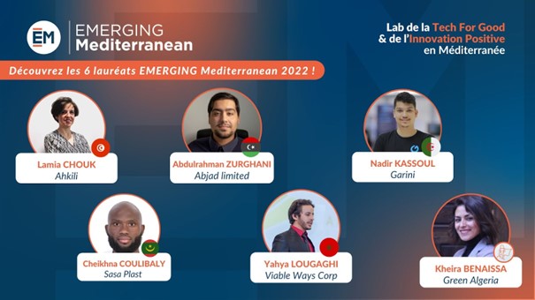 Illustration de la news EMERGING Mediterranean : Les 6 startups lauréates de sa 3ème édition