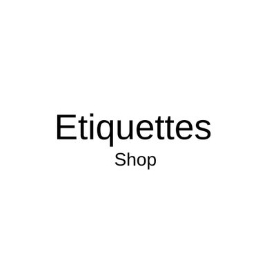 Logo de la startup Etiquettes shop