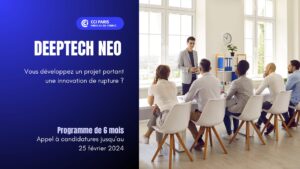 Illustration de la news La CCI de Paris présente Deeptech NEO l'incubateur de projets deeptech